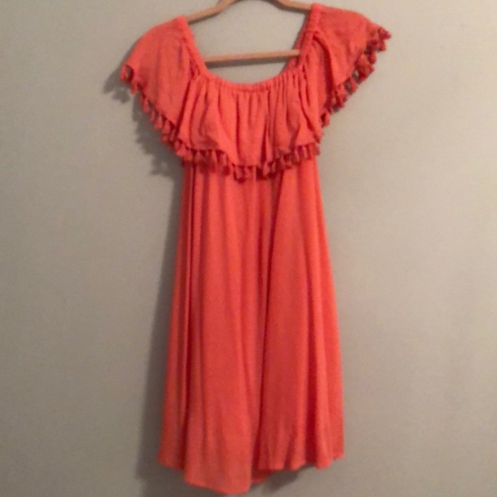 super cute orange sun dress!!!